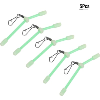 5 STuks Duurzaam Kleine Stijl PVC Visbuis Balans Connector Visserij Tackle Accessoire 7cm beige