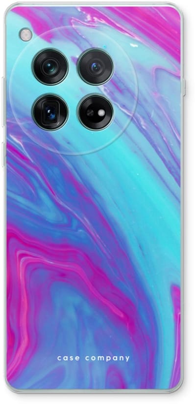 Case Company® - Hoesje geschikt voor OnePlus 12r hoesje - Zweverige regenboog - Soft Cover Telefoonhoesje - Bescherming aan alle Kanten en Schermrand