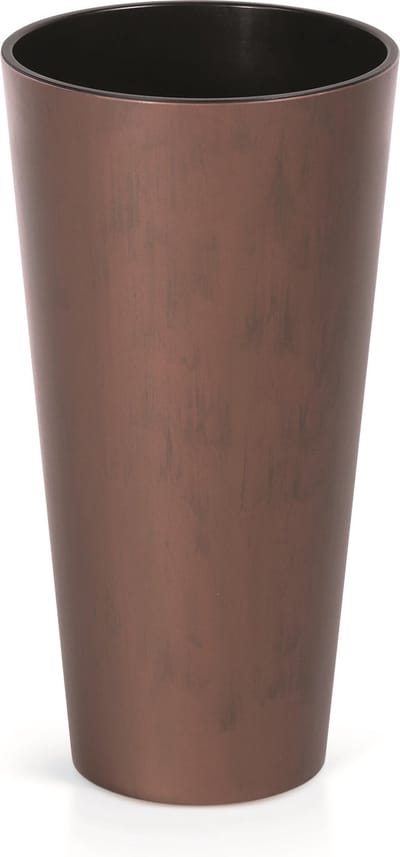 Bloempot Buiten Hoog Rond Tubus Slim Corten 20cm CORTEN Prosperplast