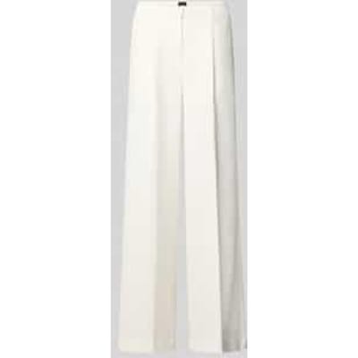 Wide leg broek met bandplooien model 'TIWI2'