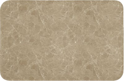 WC mat 60x40 cm - Antislip - Beige - Marmer - Witte aders - Toiletmat - Vloermat - Douchemat - Toilet tapijt - Toiletmatten