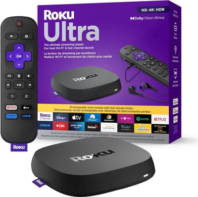 Krachtige 4K HDR Streaming Speler met Spraakafstandsbediening en Ethernet