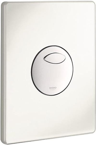Bedieningsplaat - Spoelplaat - Toilet Spoelen - Verticale montage - 156 x 197 mm - Chroom