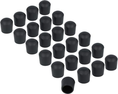Voetcaps voor Ronde Buizen – 24 Stuks 10 mm – Buisdoppen voor Meubels