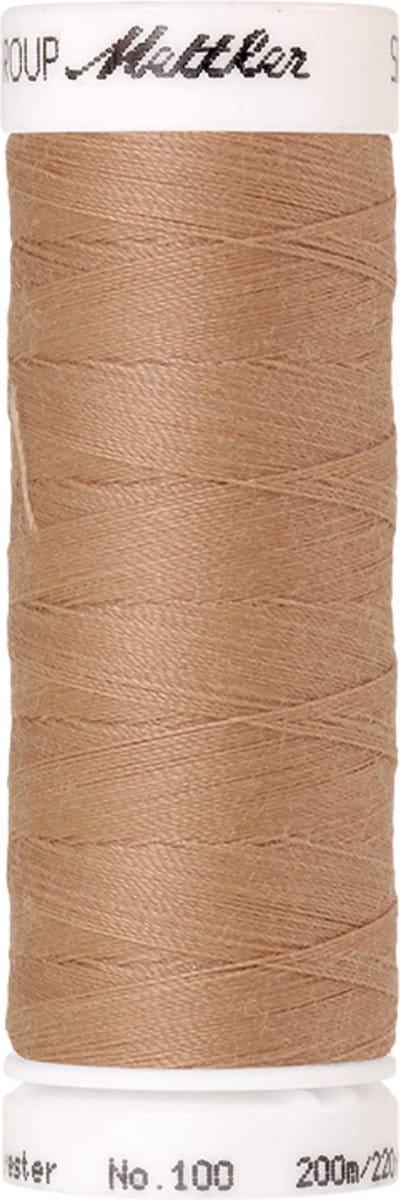 Amann Mettler Seralon Naaigaren – Oat Straw (0260) – 200 m – No. 100 – 100% Polyester – Per Stuk
