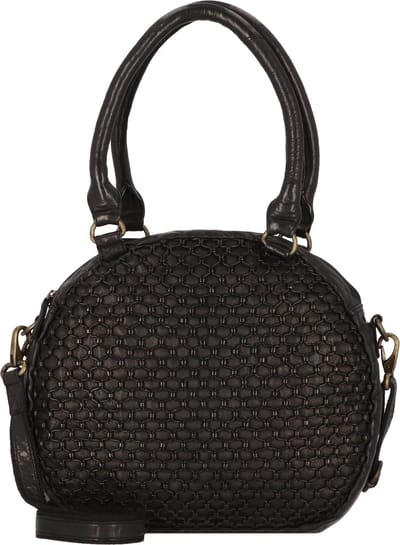 Greenland Nature Femi & Nine Leren Schoudertas 34 cm - Dames - black