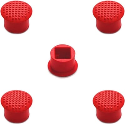 MMOBIEL 5 Stuk Rubber TrackPoint CapsToetsenboard Muis Rood Laptop Pointer