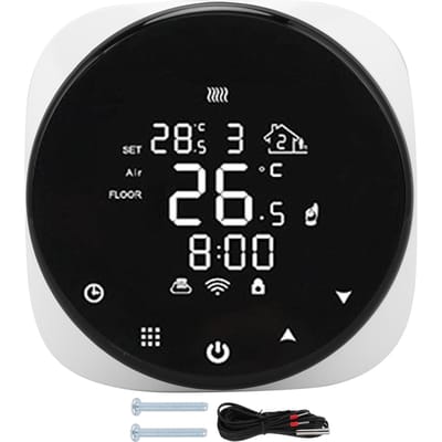 Thermostat WiFi intelligent 16A pour chauffage au sol eau/électrique chaudière à gaz AC90 ?240 V black