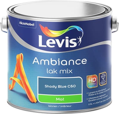 Levis - Ambiance Lak Mat Mix - Shady Blue C60 - Mengverf - 2,5 L