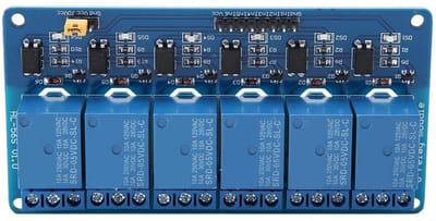 Allecto - 6-channel relay module - Optocoupler isolatie - Duurzaam en betrouwbaar - DC 24V - Automatische bediening - Geschikt voor diverse toepass..