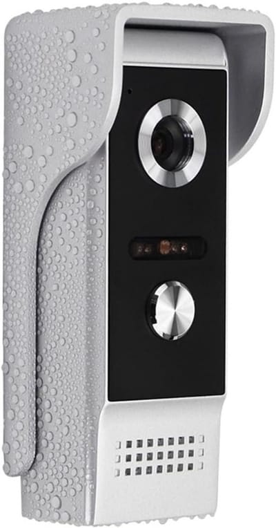 Video Deurintercom Systeem - Buiten Camera - Veilig Thuis - 4-Draads Verbinding - 4.3 Inch Scherm - Zwart