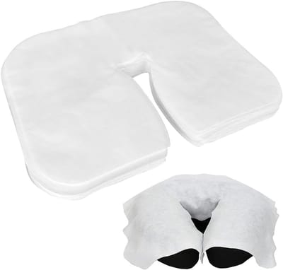Pack van 300 Neusdoorlatende Handdoeken voor Massagestoelen, 36 x 27 cm, Zacht en Ademend Fleece, Geschikt voor Alle Hoofdsteunen bij Massagetafels en Massagestoelen