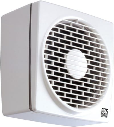 Afzuigventilator 150mm Raam- of Wandmontage 380 m³/u Laag Stroomverbruik
