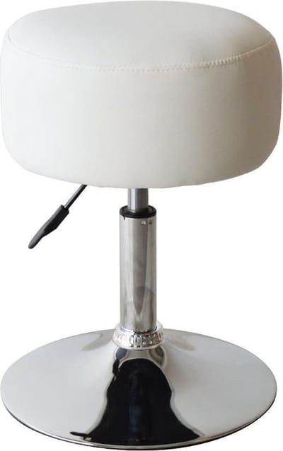 VDD - Zadelkruk - Zadel Kruk - Zadelkruk Wit - Zadelkruk Ergonomisch - Barkruk - Barkrukken - Barkruk Wit - Zadelkruk in Hoogteverstelbaar - Barkruk in Hoogteverstelbaar - Maximale Hoogte 65 cm - Wit