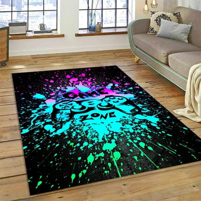 3D Gamer Game Gamepad Cartoon Tapijt Vloerkleed voor Thuis Woonkamer Slaapkamer Bank Deurmat Decor, Kinderspeelplaats Vloerkleed Antislip Vloermat 40x60cm 16x24 inch