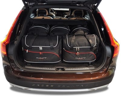 VOLVO V90 2016+ inclusief Cross Country en PHEV 5-delig Reistassen Op Maat Auto Interieur Kofferbak Organizer Accessoires