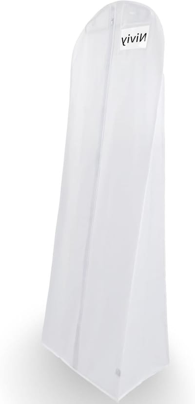 Langdurige Bruidsjurk Beschermtas 180cm - Opvouwbare Kledinghoes voor Bruidsmode en Accessoires