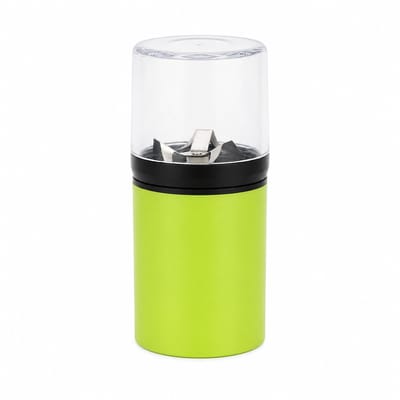 Zirkle - Elektrische Kruidenmaler / Specerijmolen / Mini Spice Grinder / Kruidenmolen - USB-C Oplaadbaar - Voor Gedroogde Kruiden, Kruidenmixen en Specerijen - Compact voor Thuis, Reizen en Camping - Lichtgroen