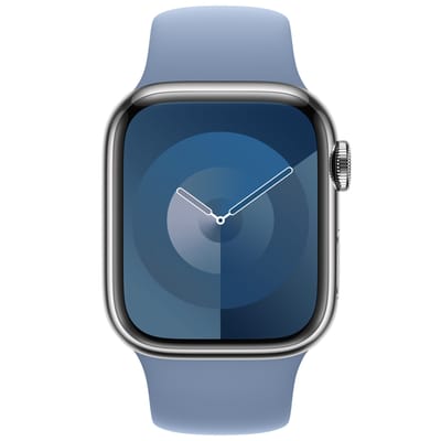 Sport Band voor de Apple Watch | 38/40/41/42 mm - Maat S/M - Winter Blue