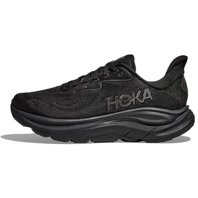 HOKA Dames Clifton 10 Wide 'Triple Black' 36.5
