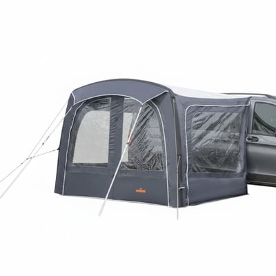 Campout Opblaasbare Camperbustent – 300 x 210 cm – 3000 mm Waterdicht – Montagehoogte 180-210 cm – 15 Min Opzetten – Incl. Pomp & Stormscheerlijnen