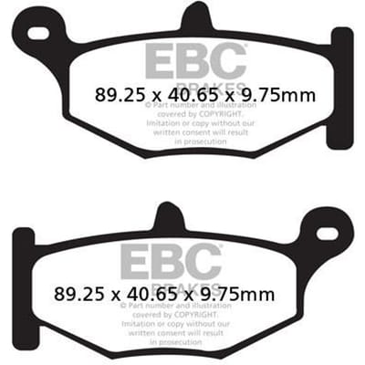 Ebc Fa-hh Series Fa419hh Gesinterde Remblokken Zwart