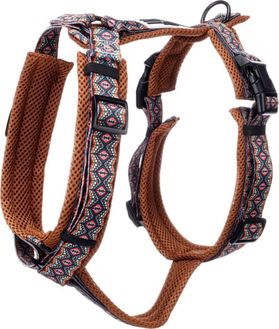 Hond Harnas Y-vorm Canggu Blauw L 46-80cm 60-86cm 25mm