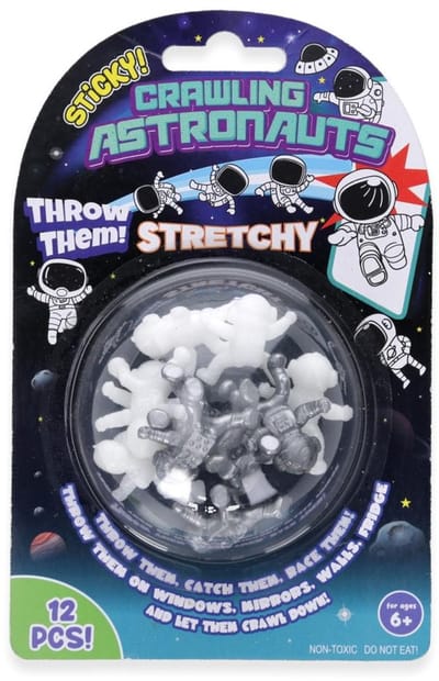 Astronaut Raamkruipers | Sticky Window Walkers Astronauts - Ruimte - Space – 12 Stuks – Raamklimmers Speelgoed – Plakspeelgoed