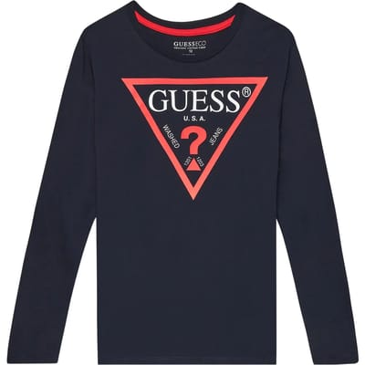 Kinder-T-shirt met lange mouwen Guess Core