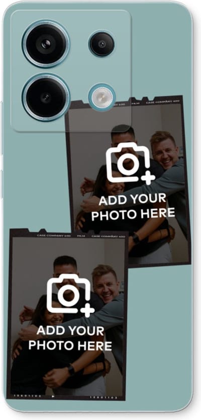 Gepersonaliseerd - Case Company® - Hoesje geschikt voor Xiaomi Poco X6 hoesje - Polaroid Zwart - Soft Cover Telefoonhoesje - Bescherming aan alle Kanten en Schermrand