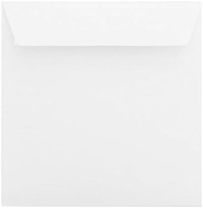 25 Witte Vierkante Enveloppen 22x22 cm (220x220mm) - Luxe Kwaliteit met Zelfklevende Sluiting