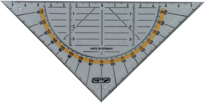 Herlitz Geometriedreieck klein kunsstof