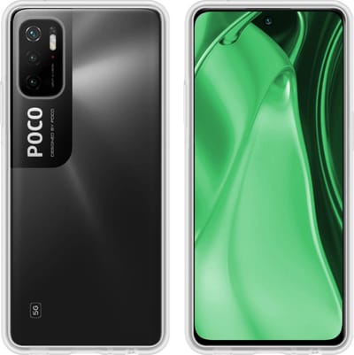 Hoesje Geschikt voor Xiaomi Poco M3 Pro - Sterk & Shockproof - Hoes Cover - Siliconen Case - Transparant