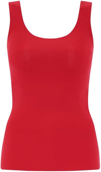 Chantelle - SoftStretch - Tank Top - One Size - voorgevormd - naadloos - onzichtbaar - POPPY RED