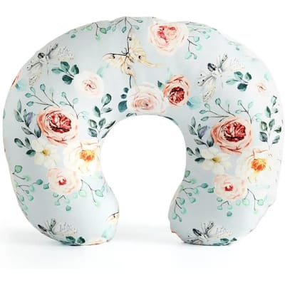 Coussin de soutien amovible pour nourrisson Housse de coussin d'allaitement respirante Aide à s'asseoir pour bébé pour la maison et les voyages Convient aux nourrissons de 0 à 12 mois