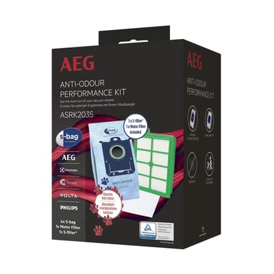 AEG ASRK203S Kit with 4 Anti-Odour 9009238461