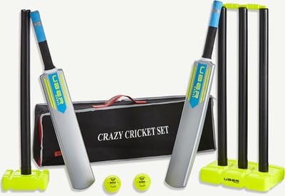 Crazy Cricket set - Junior + Senior Bat