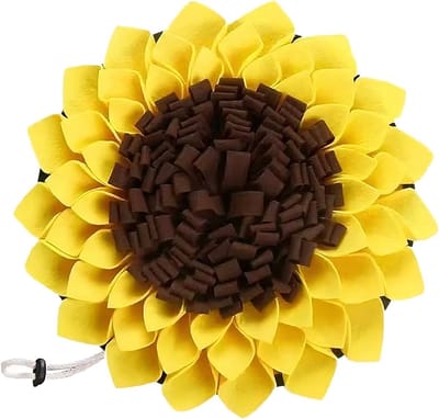 Somstyle Snuffelmat Hond - Intelligentie Speelgoed Dieren - Antischrokmat voor Honden & Katten - Zonnebloem Design