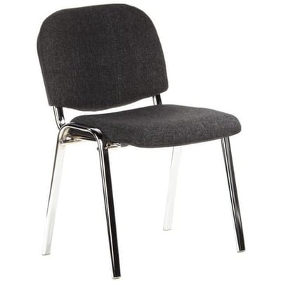 hjh office XT 600 - Bureaustoel - Conferentiestoel - Bezoekersstoel - Grijs / chroom