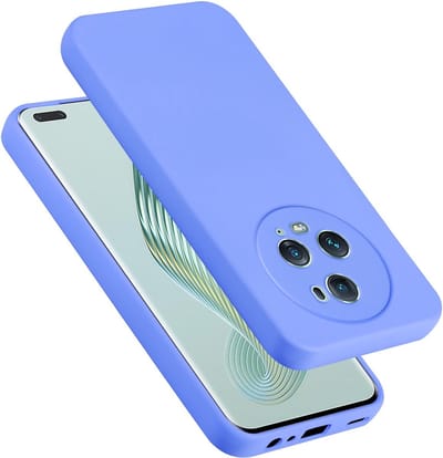 Cadorabo Hoesje geschikt voor Honor Magic 5 Pro in LIQUID LICHT PAARS - Beschermhoes gemaakt van flexibel TPU silicone Case Cover