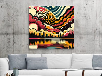 Kunstprint | Wanddecoratie | Forex | 80 × 80 cm