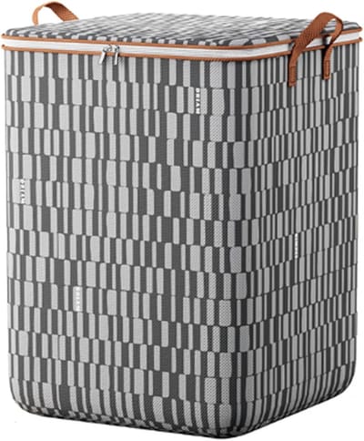 Opvouwbare Opbergzakken - Stoffen Opbergdozen - Kleding Opbergen - Ruimtebesparend Ontwerp - 180 Liter - Grijs