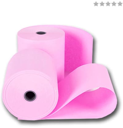 Roze kassarollen houtvrij 76x70x12 mm 50 rollen in doos