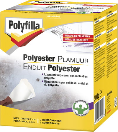 Polyfilla Polyester Plamuur Set 500 G