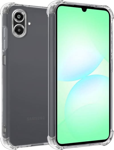 Hoesje Geschikt voor Samsung Galaxy A07 - Sterk & Shockproof - Siliconen Case - Back Cover - Telefoon Hoes Shock Proof - Transparant