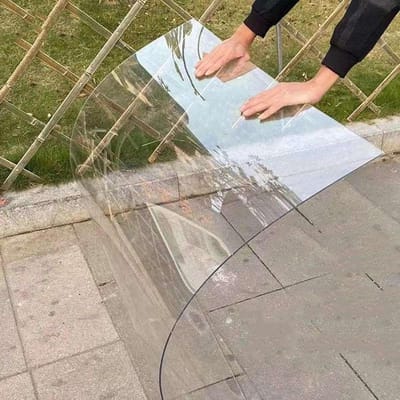 Polycarbonaat Dakplaten - Kunststof Platen - Regendichte Overkapping - Hoge Schokbestendigheid - 6 x 23ft - Doorzichtig