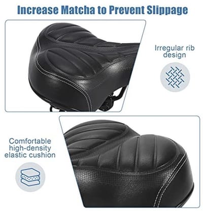 Ergonomisch fietszadel met dubbele veer – comfortabel en ademend zadel voor mountainbike en racefiets