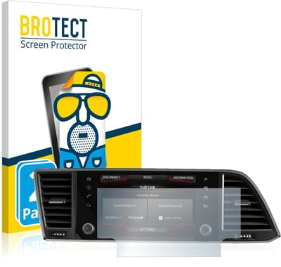 BROTECT - Screenprotector voor Seat Ateca 2020 Media System 6.5" - Folie Beschermfolie matte 2 Stuks