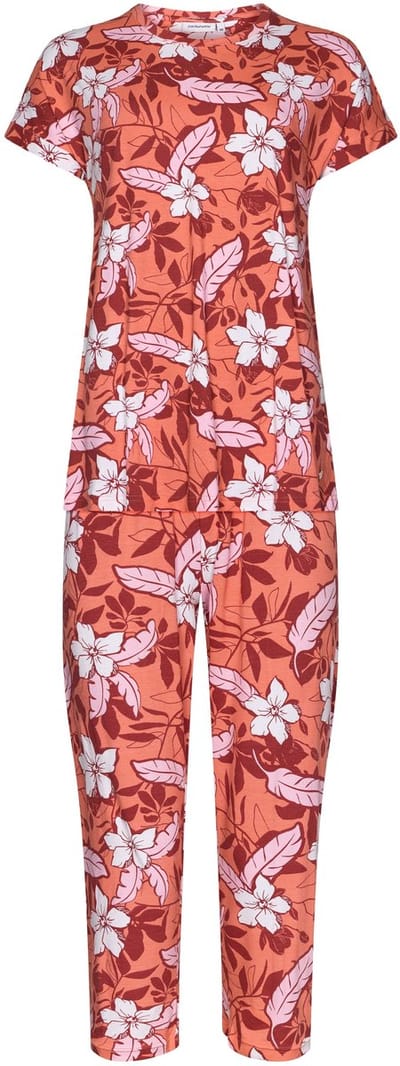 Pastunette Pyjama Coral Breeze - Bamboe - Oranje - Maat 38