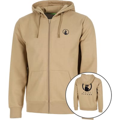 Quiet Please Wild Tonal Zip Sportjas Heren-Beige